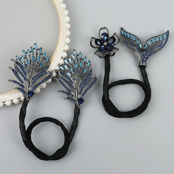 Lisslune | Rhinestone Flower Hair Clip