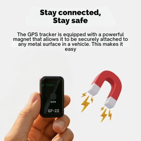 Lisslune | GPS Tracker for Motorcycles | Waterproof, Magnetic & No Subscription Required for Global Tracking