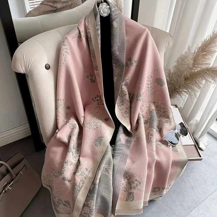 Lisslune | Nuvé Floral Soft Double Sided Scarf