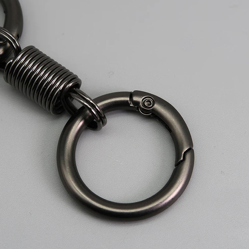 Lisslune | Nordic Retro Spring Double Ring Keychain