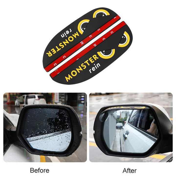 Lisslune | Car Rearview Mirror Rain Cover, Waterproof, Sunshade, 2 Pieces