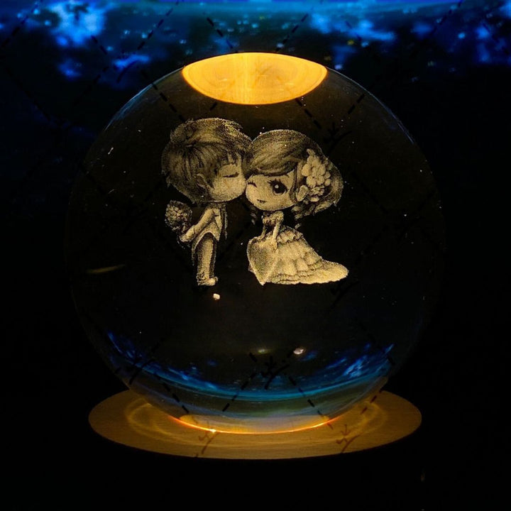 Lisslune | Glowing Moon Crystal Ball