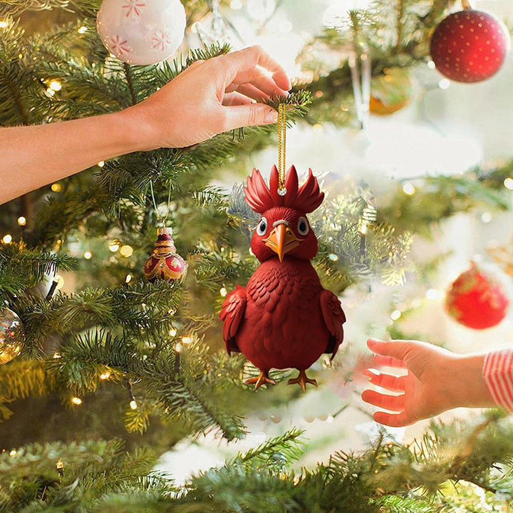 Lisslune | Cartoon Rooster Decorative Ornaments