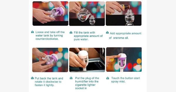 Lisslune | Car Humidifier and Aroma Diffuser – Let your car smell good!