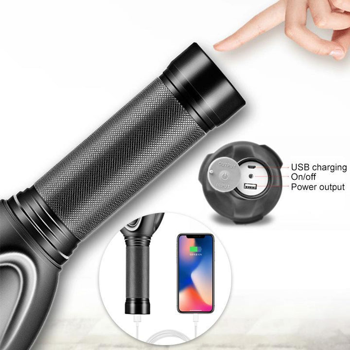 Lisslune | 30000-5000 Lumen High Power LED Flashlight, waterproof