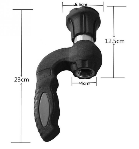 Lisslune | Adjustable Garden Spray Nozzle – Ergonomic Washing Nozzle for Garden Irrigation