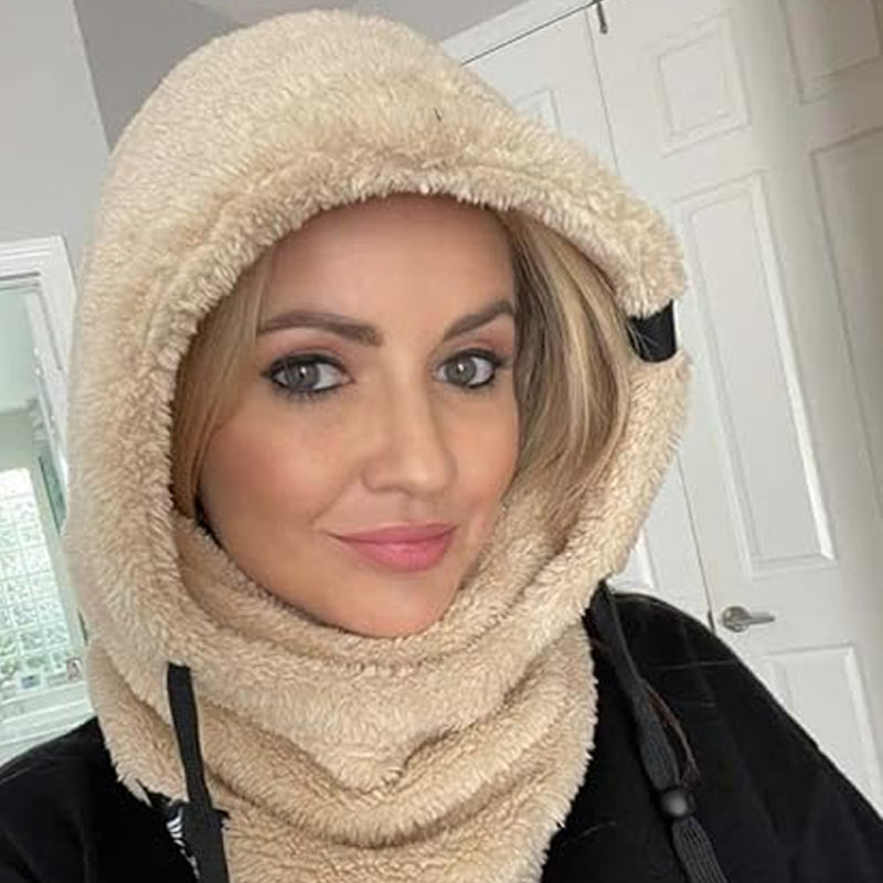 Lisslune | Ski mask with Sherpa hood