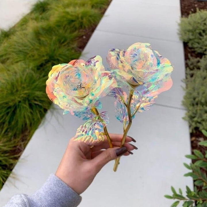 Lisslune | Colorful Galaxy Rose