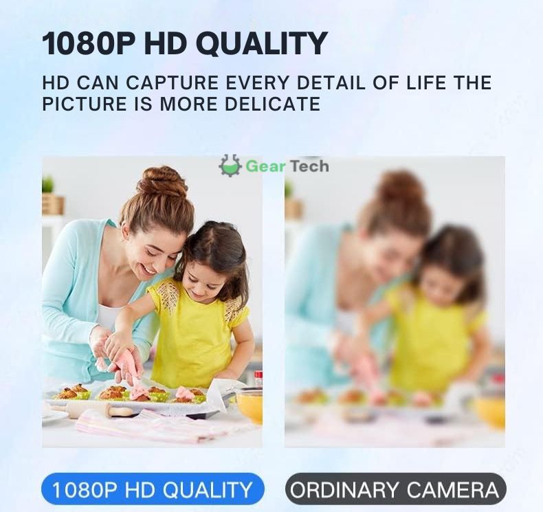 Lisslune | 1080P Wireless WiFi Security Camera | Weather-Resistant, App-Controlled & Ideal for Indoor and Outdoor Surveillance | Small Closed Circuit Camera