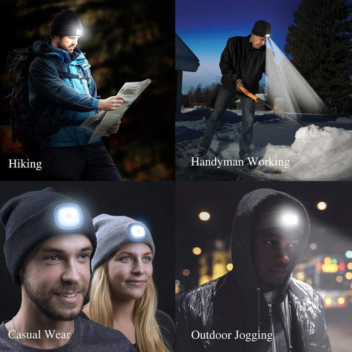 Lisslune | LED Knit Winter Beanie Hat