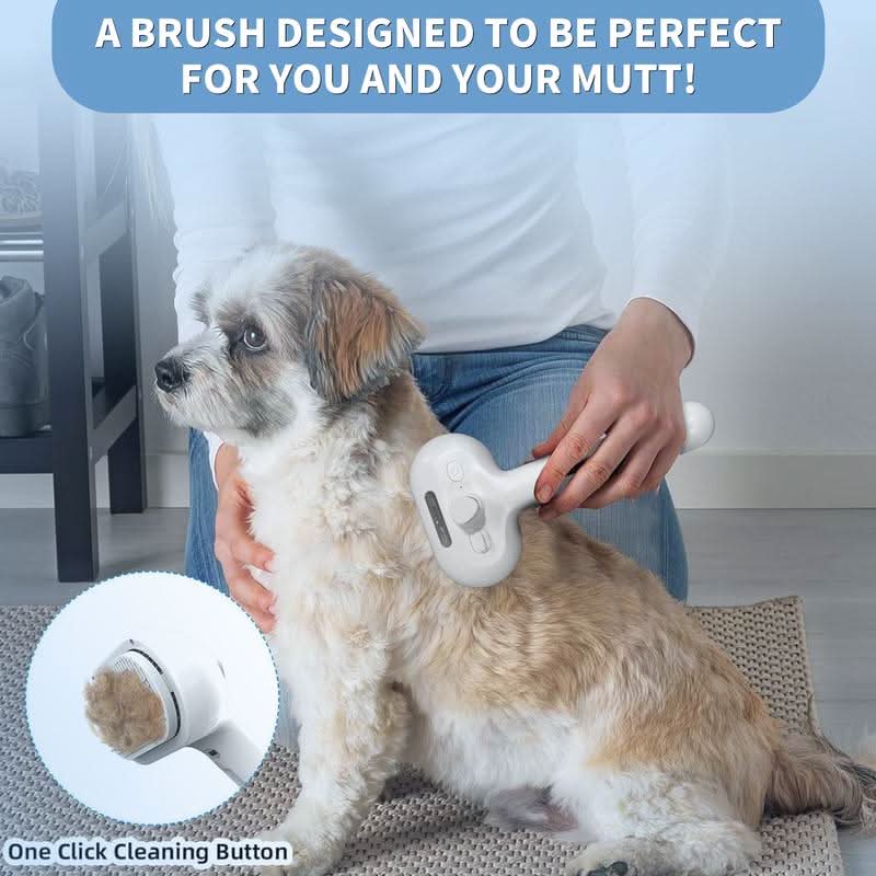 Lisslune | Hair clear pet brush – For smooth fur & a hair-free home