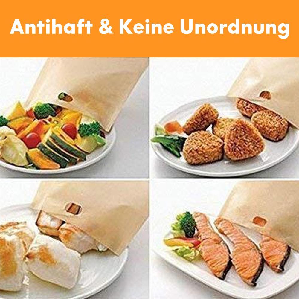 Lisslune | Bequee Non-Stick Toast Bags for Microwave, Reusable, 5-Pack