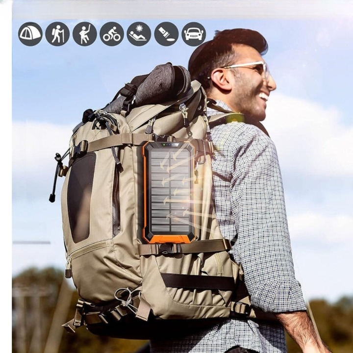 Lisslune | SunCharge - Solar battery with multiple connections