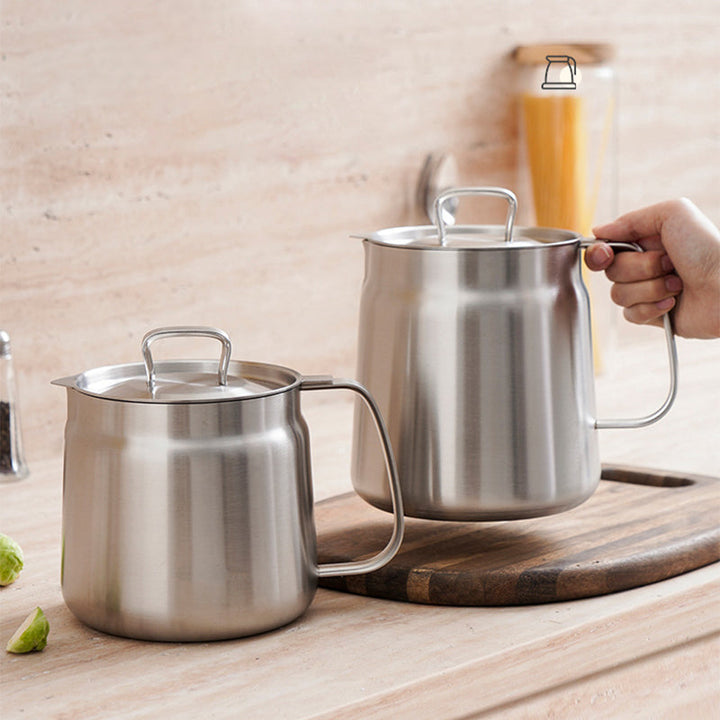 Lisslune | 2-in-1 304 Stainless Steel Multifunctional Oil Separator Pot