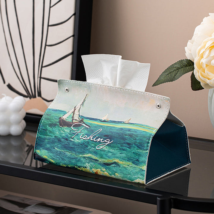 Lisslune | Creative Tissue Box Made of Leather🔥