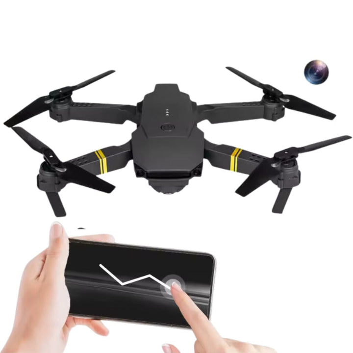 Lisslune | High-Performance Black Bird 4K Drone with Camera | Lightweight & Foldable for Ultimate Portability and Quality
