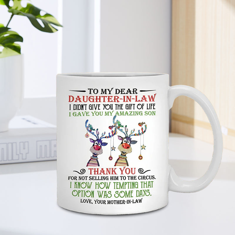 Lisslune | I have given you my amazing son - Best gift for daughter-in-law mugs