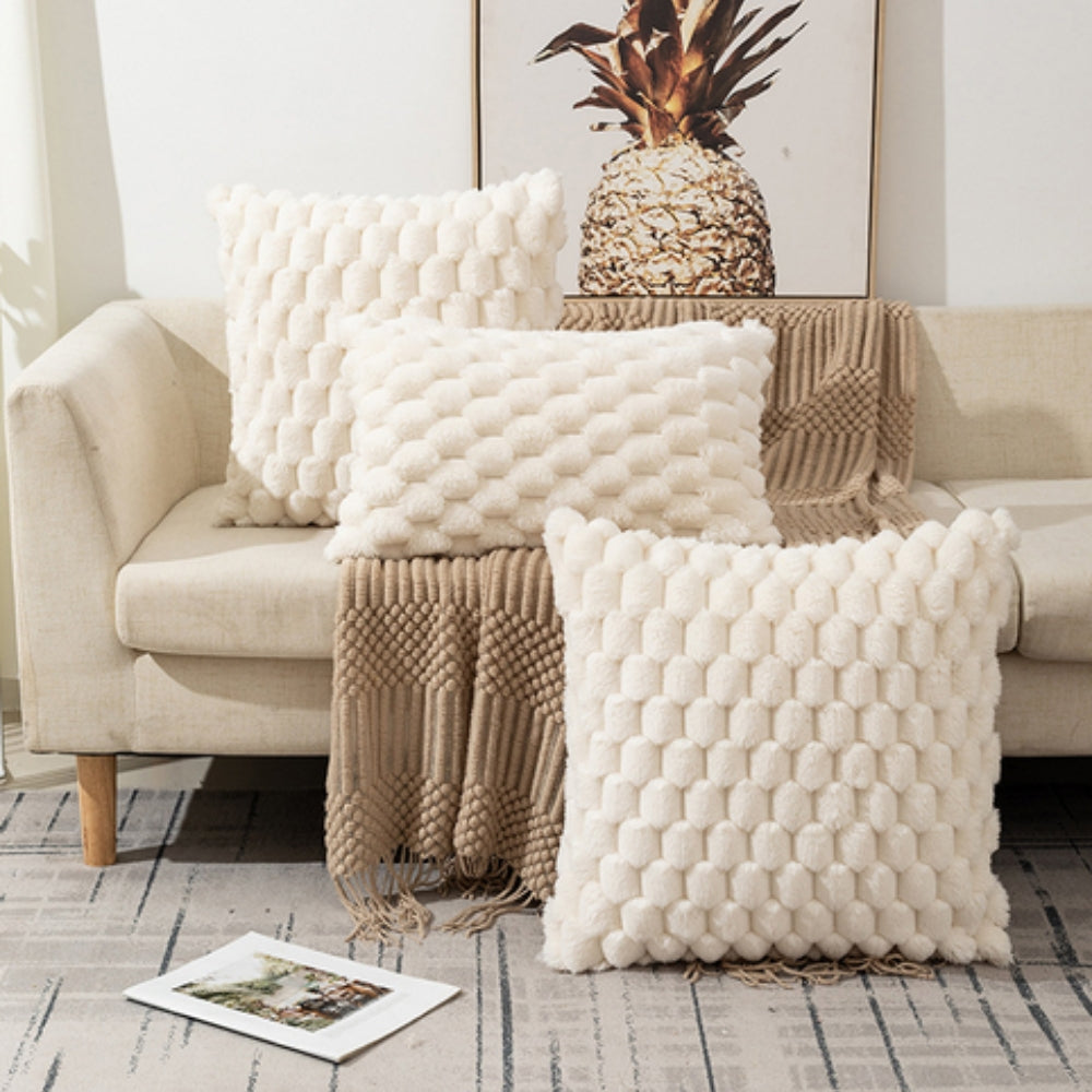 Lisslune | VelvetSoft Cushion Cover – UltraSoft Plush Cover for Sofa or Bed