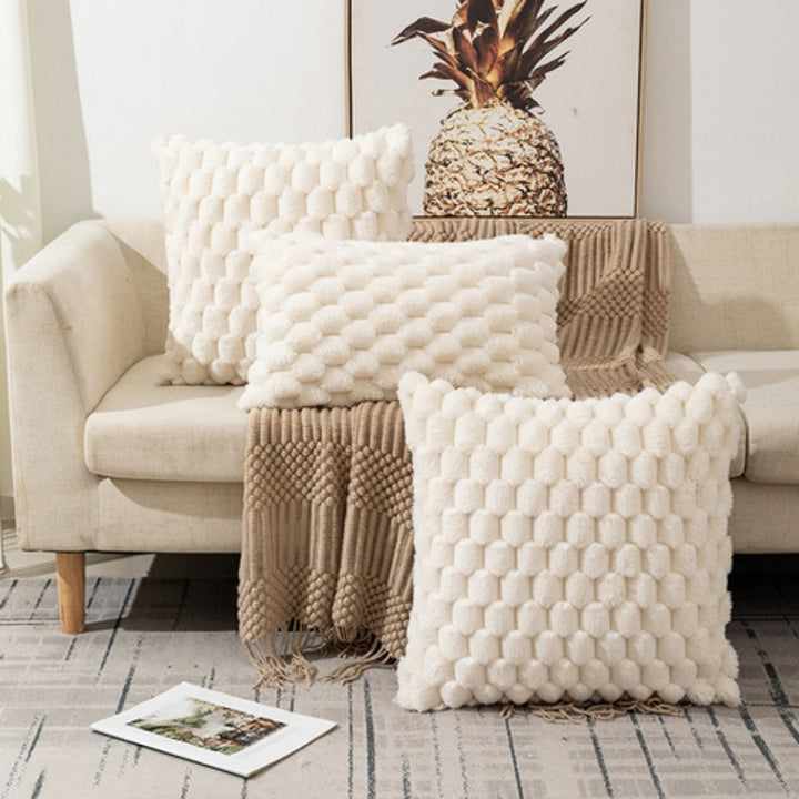 Lisslune | VelvetSoft Cushion Cover – UltraSoft Plush Cover for Sofa or Bed