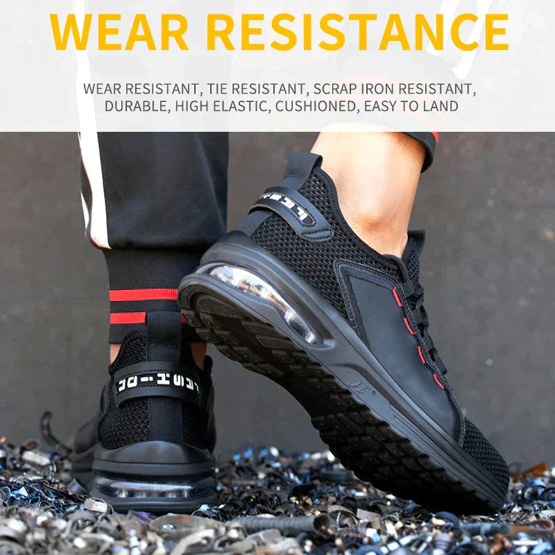 Lisslune | Ultralight, breathable, slip-resistant work shoes with steel toe - Free Shipping