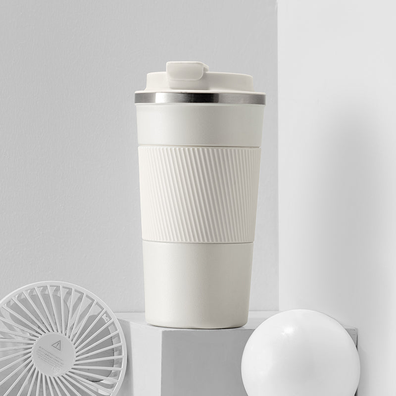 Lisslune | Stainless Steel Insulation Mug, with Spout Lid, Leak-proof Design and Large Mouth for Easy Cleaning