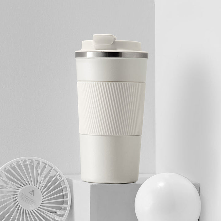 Lisslune | Stainless Steel Insulation Mug, with Spout Lid, Leak-proof Design and Large Mouth for Easy Cleaning