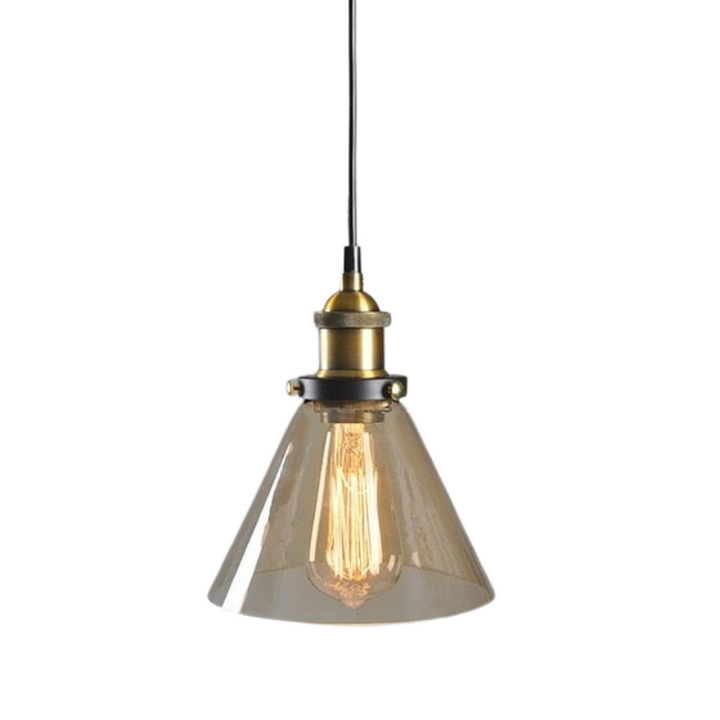 Lisslune | GlassHaven – Elegant Industrial Pendant Lamp