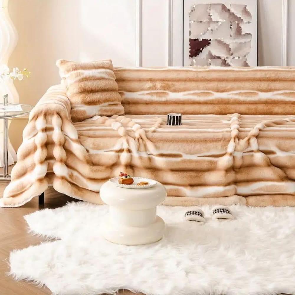 Lisslune | FleeceElegance - Thick and cloud-like sofa cover