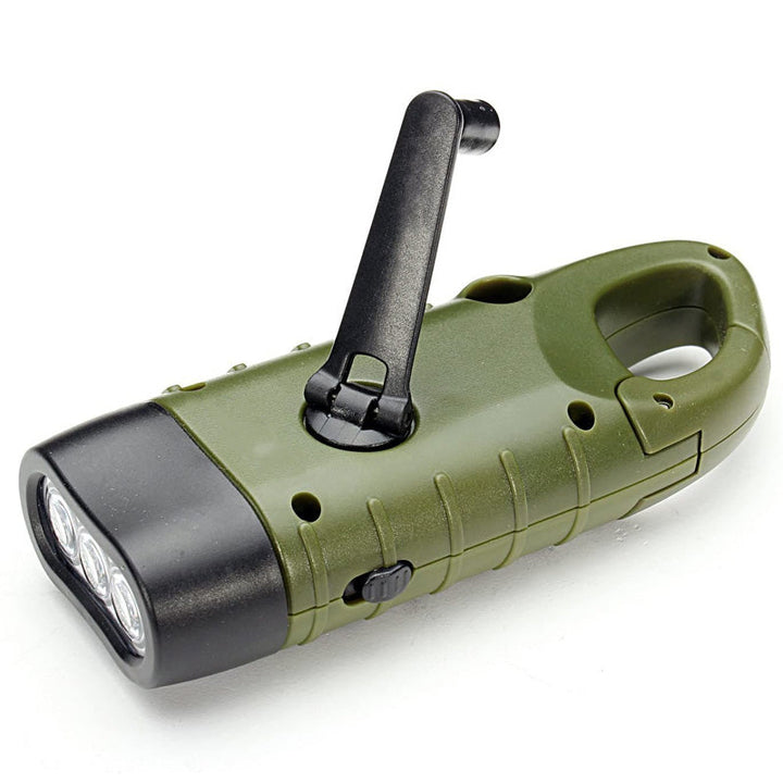 Lisslune | Handcrank Solar-powered Flashlight