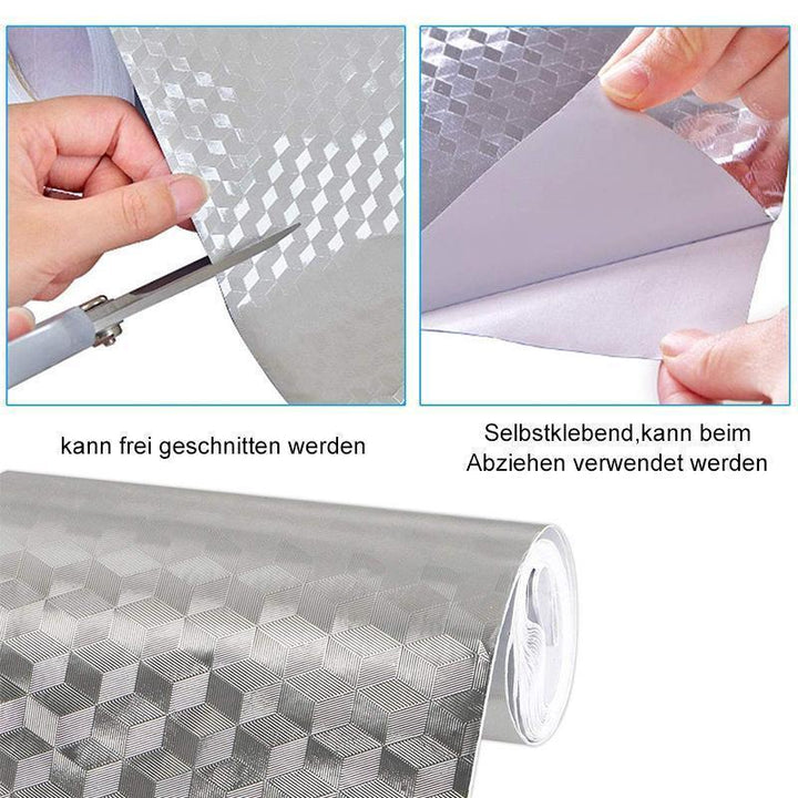 Lisslune | Waterproof oil-resistant aluminum foil self-adhesive wall sticker