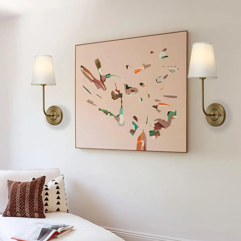 Lisslune | LoomGlow – Modern Wall Lamp Featuring Woven Metal and Soft Fabric