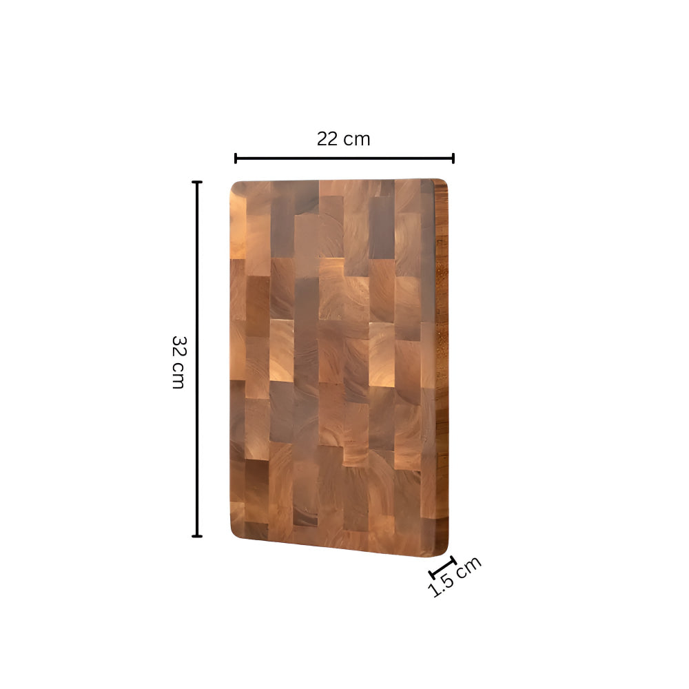 Lisslune | Checkerboard Wooden Cutting Board