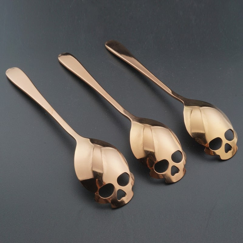 Lisslune | Skull Shaped Stainless Steel Spoon
