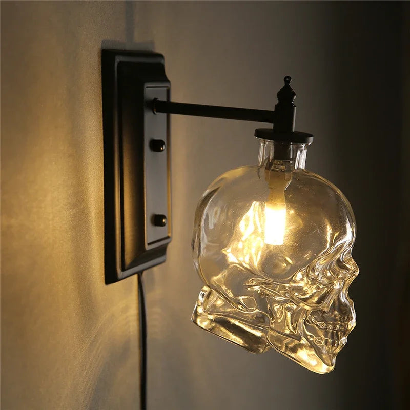 Lisslune | Gothic Skull Bottle Retro Wall Lamp