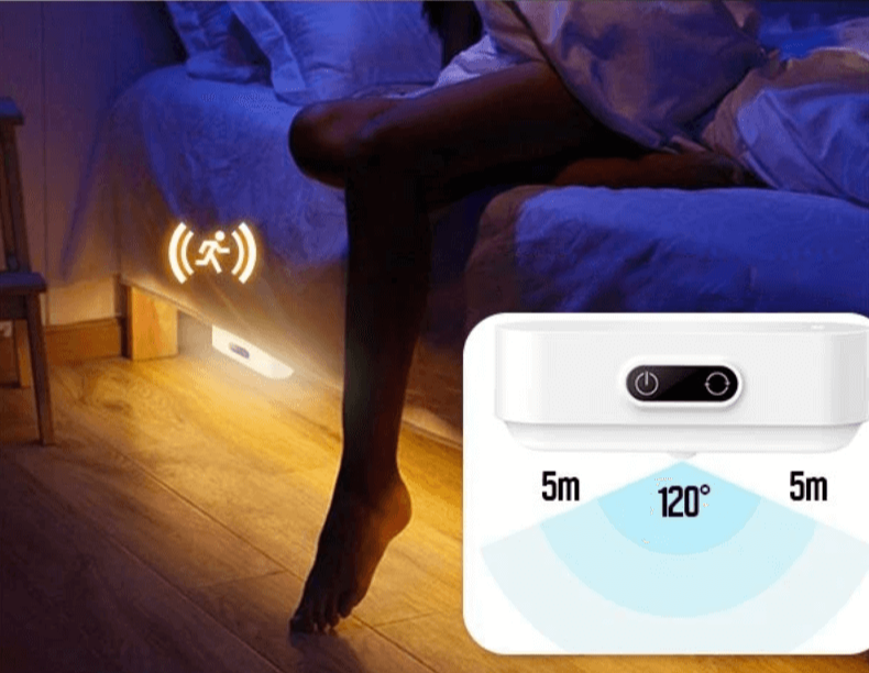 Lisslune | Motion-Activated Rechargeable Night Light with Adjustable Brightness