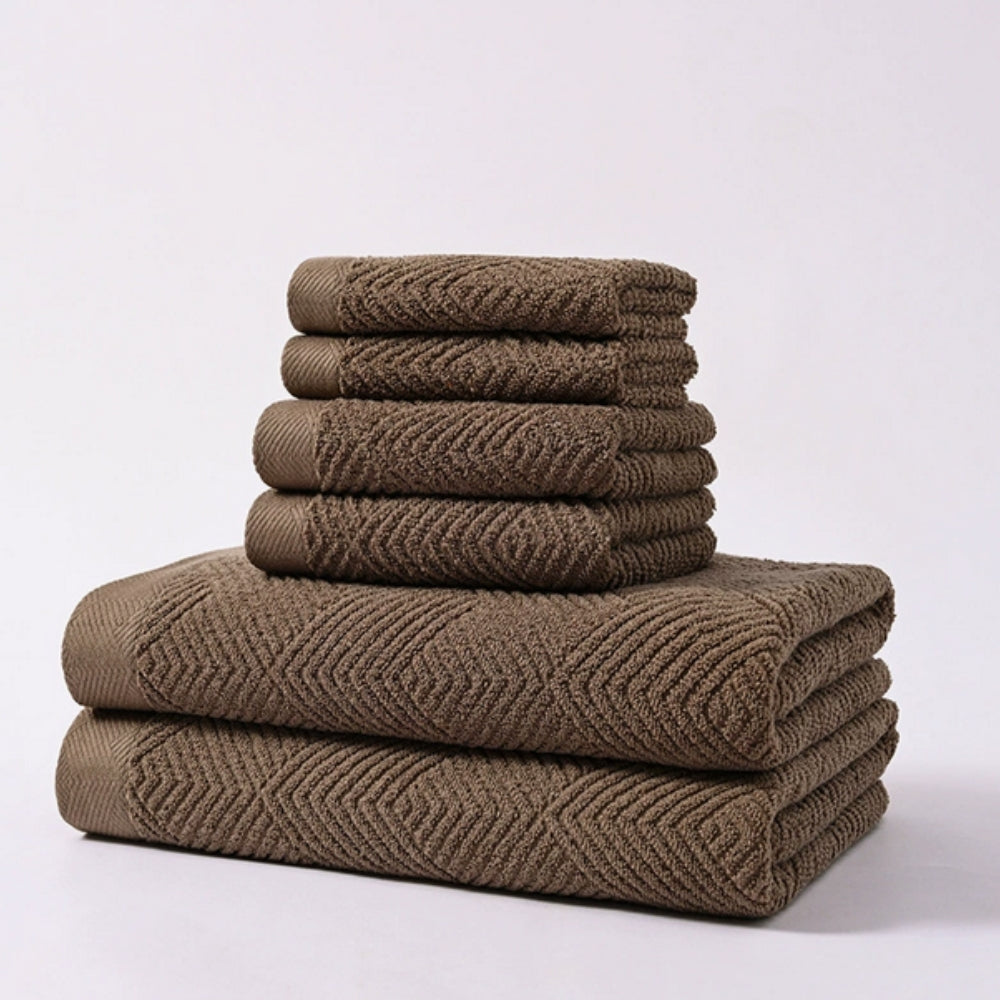 Lisslune | Cascade Supreme Cotton Towels | 6pcs Set