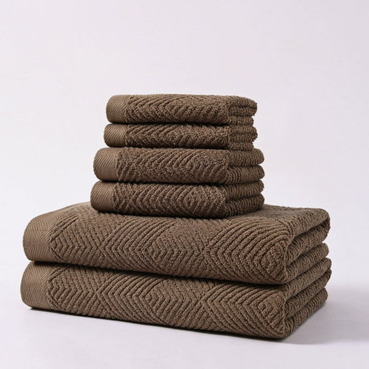 Lisslune | Cascade Supreme Cotton Towels | 6pcs Set