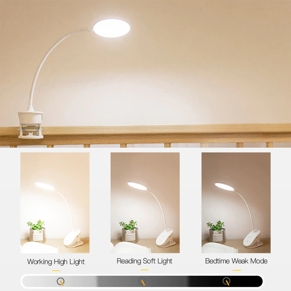 Lisslune | Wireless Bedside Clip-On Lamp
