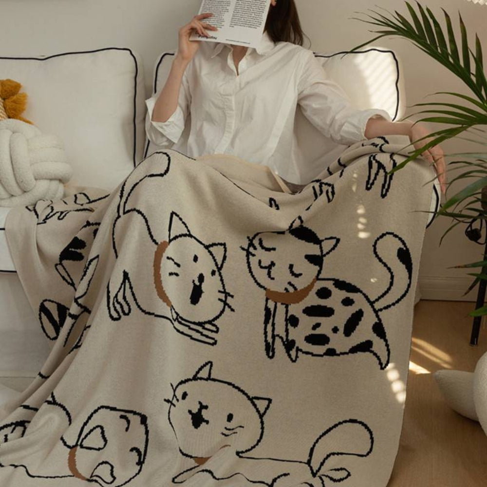 Lisslune | Purrsoft Cotton Nap Blanket