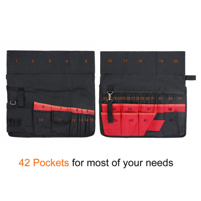 Lisslune | 42-Pocket Multifunctional Garden Tool Storage Bag – Large Storage for Tools