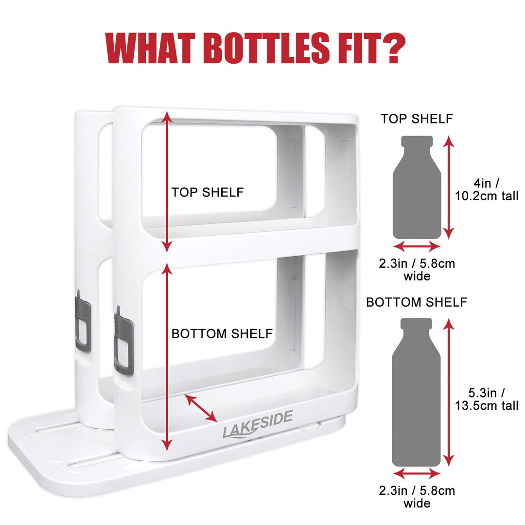 Lisslune | LAKESIDE™ Rotating Spice Rack Organizer