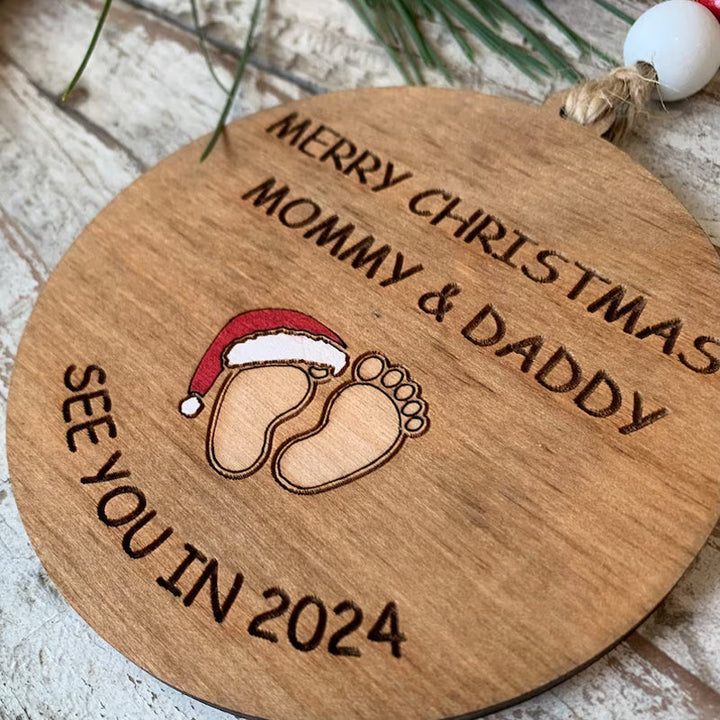 Lisslune | See You in 2024 Christmas Tree Ornament