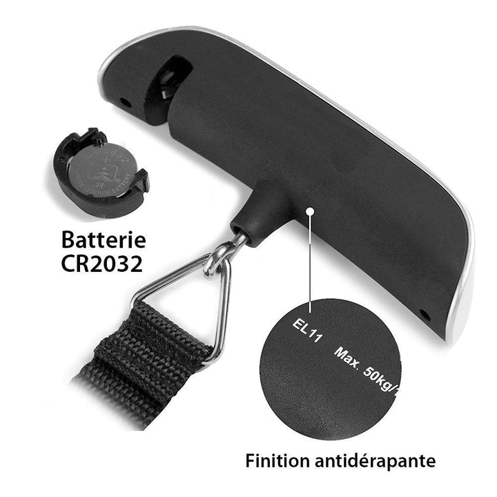 Lisslune | Portable digital scale with battery