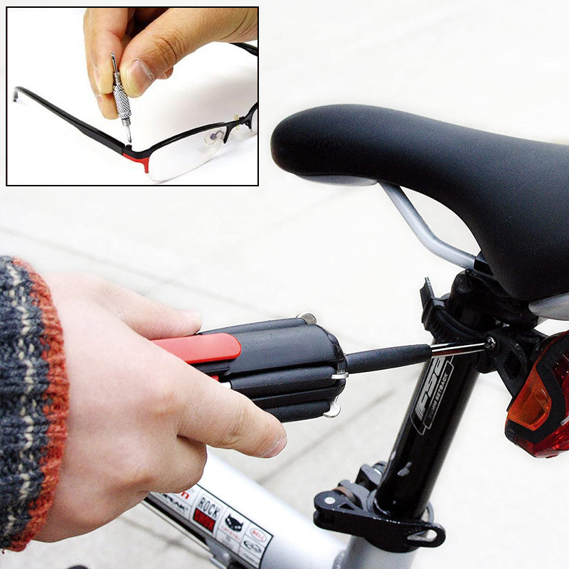 Lisslune | 8 screwdriver in 1 tool with working light and flashlight