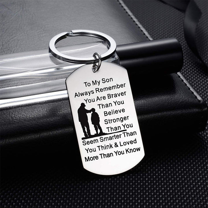 Lisslune | Mother's Day Engraving Metal Keychain with Box