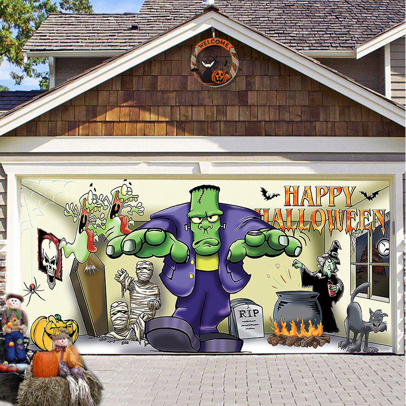 Lisslune | Halloween 2024 Garage Door Decoration
