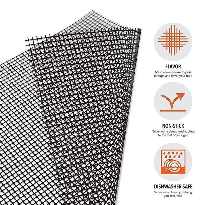 Lisslune | Reusable non-stick PTFE fiberglass grill mat
