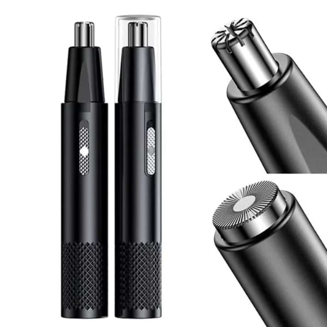 Lisslune | Rechargeable Nose Hair Trimmer | Cordless, Safe Blades & Portable Design for Men and Women