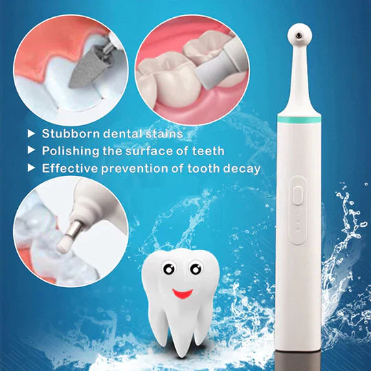 Lisslune | Tooth Plaque Remover | Electric Dental Cleaning Device for Effective Oral Hygiene at Home