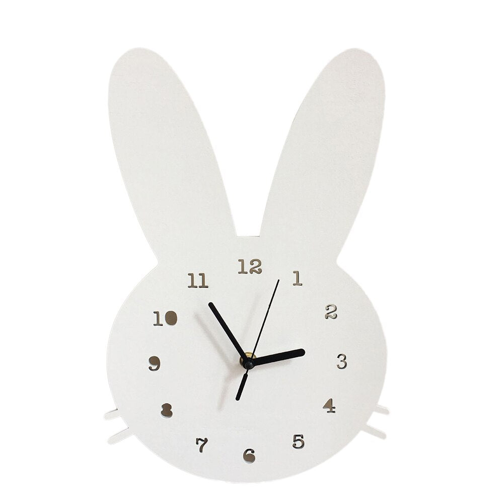 Lisslune | HopTock - Beautiful Rabbit Wall Clock for Playgrounds